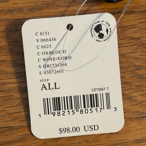 NWT- Free People Idle Hands Sling - Oxblood - Picture 3 of 4